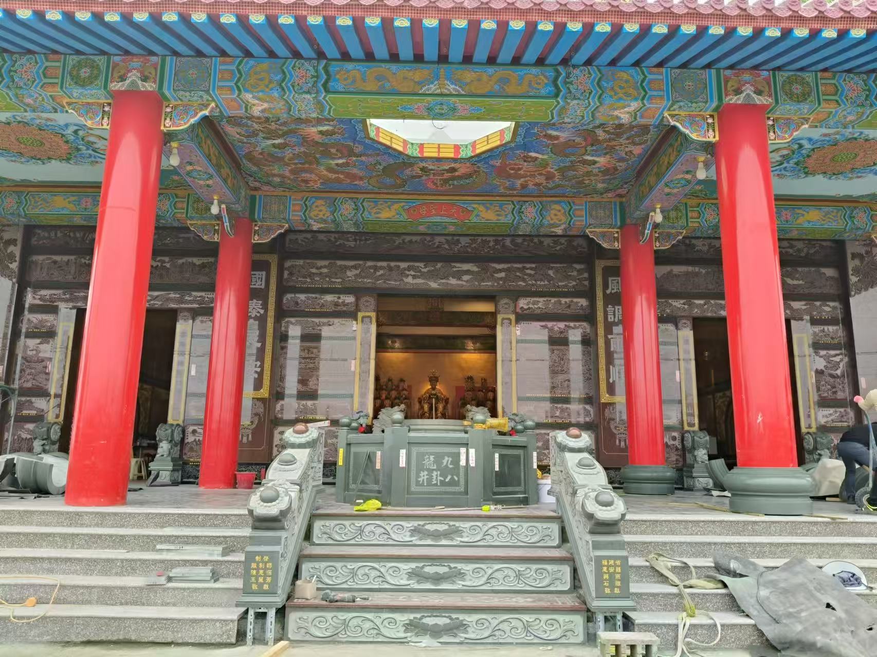Perusahaan ngrampungake proyek temple Mazu, kanthi matur nuwun kanthi hadiah khusus