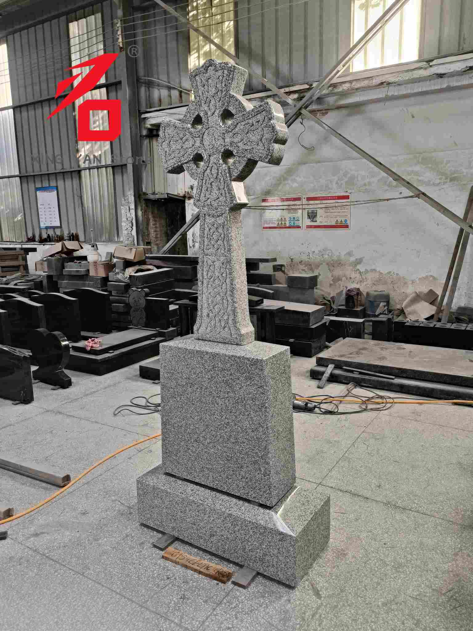 Tombstone Eropa lan Amerika Serikat Granit