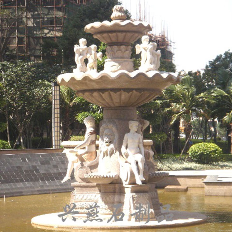 Gambar Sculpturel Flowing Fountain