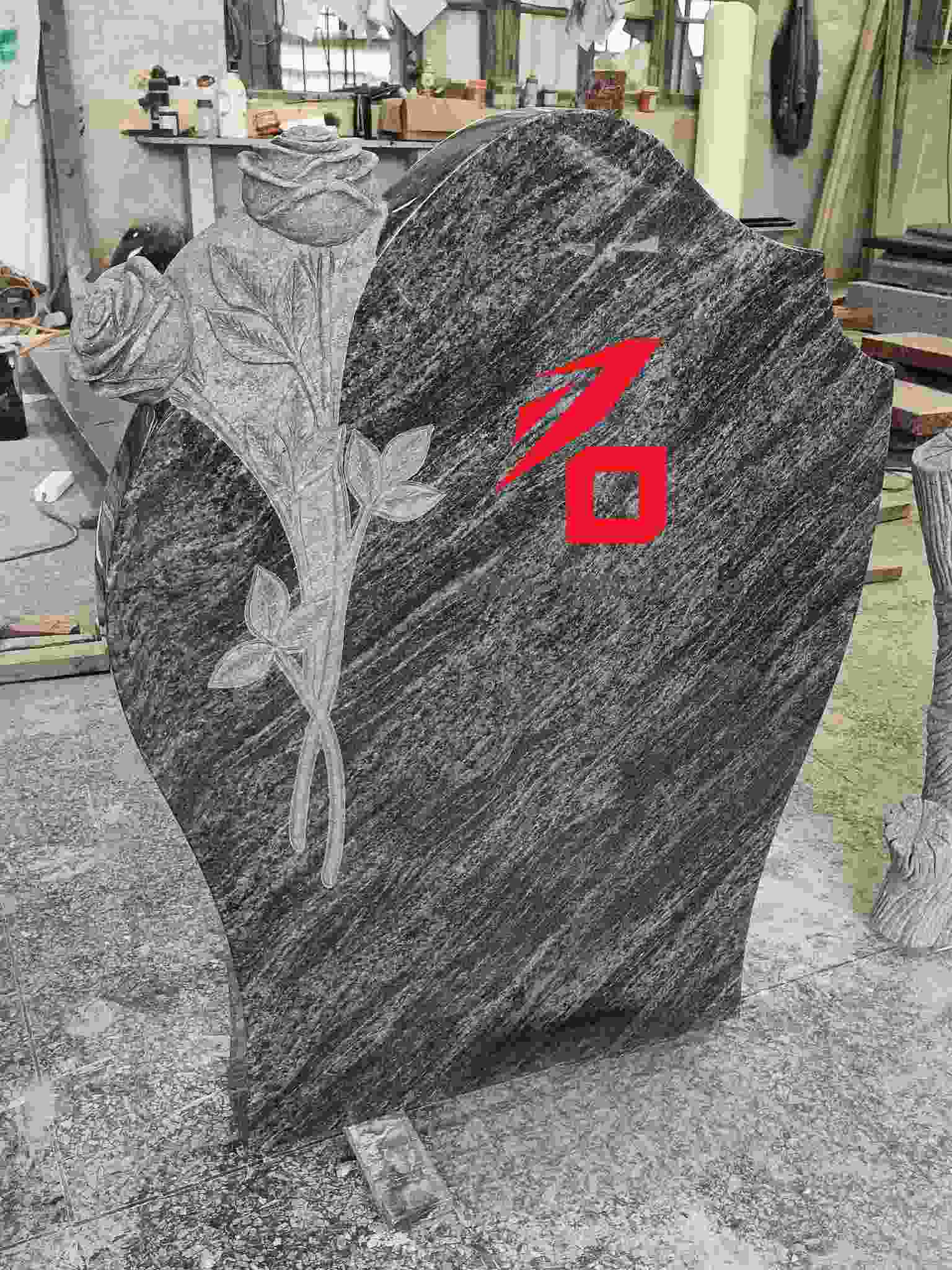 Tombstone Marah Mawar Rose