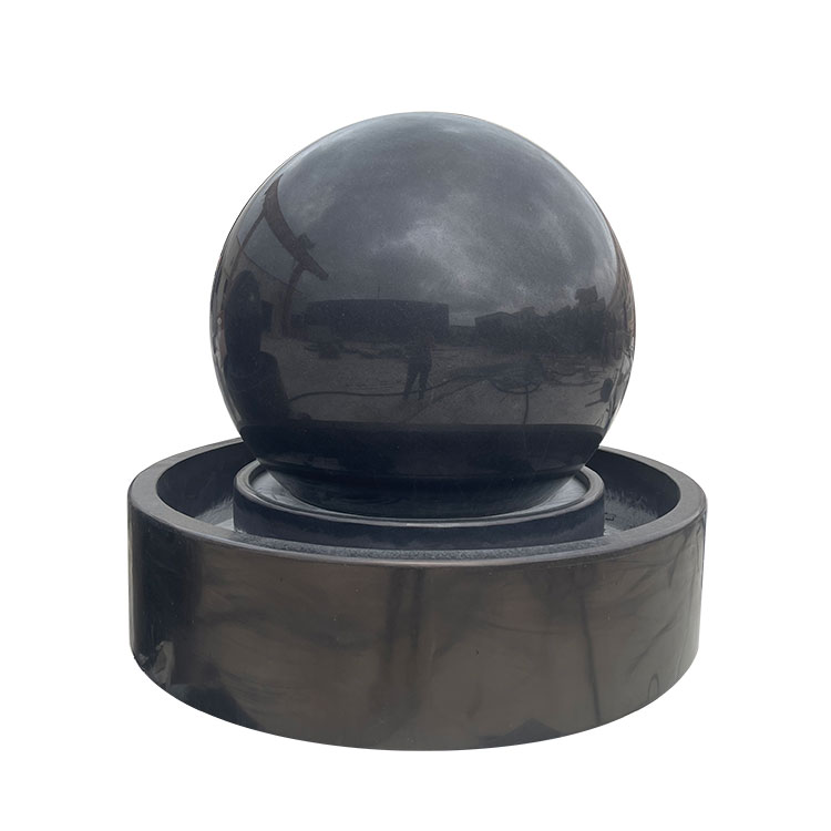 Batu Marmer Granit Alami Floating Ball Fountain