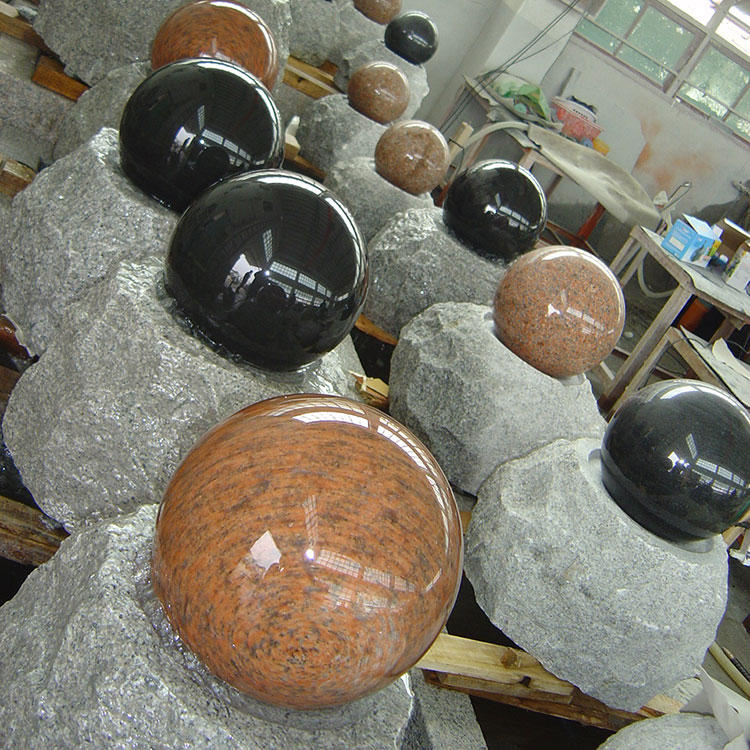 Pool Stone Ball Fountain