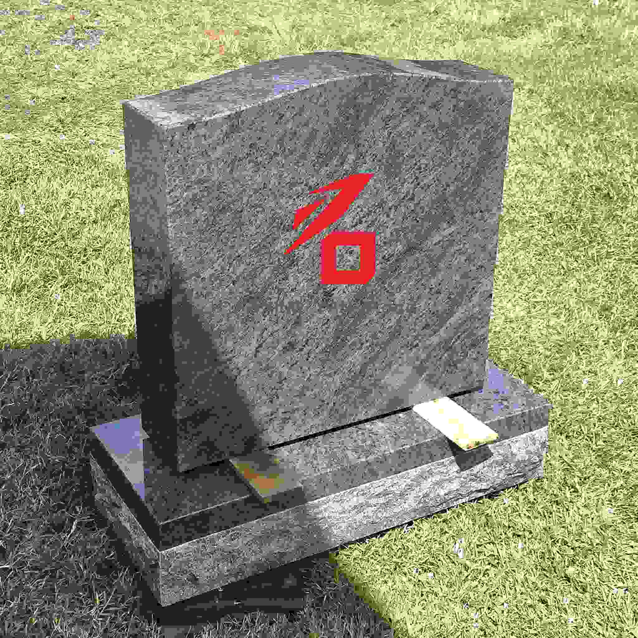 Monumen Tunggal Granit Sederhana